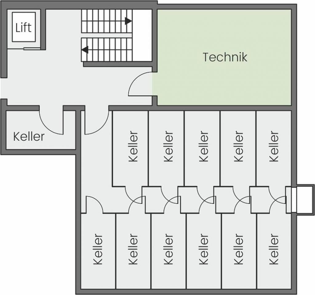 Grundriss Untergeschoss