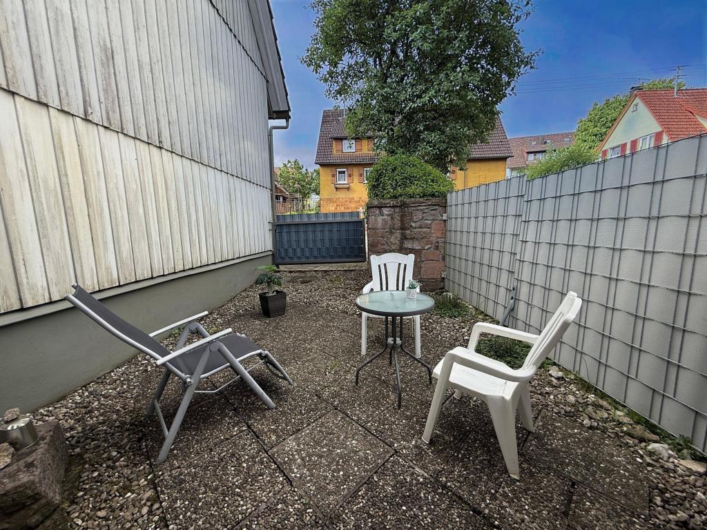 Gartenterrasse für Mietwohnung