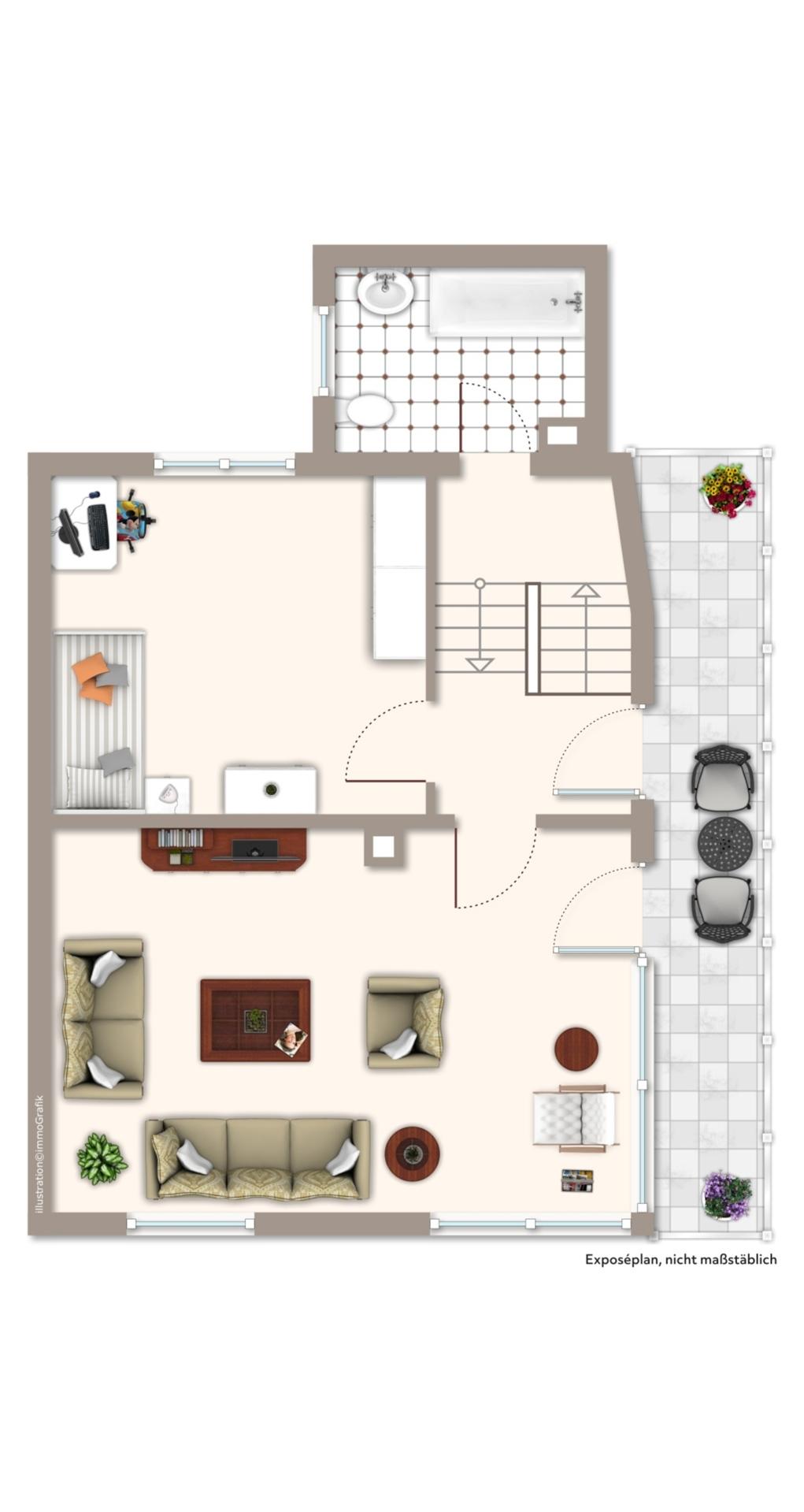Grundriss Obergeschoss