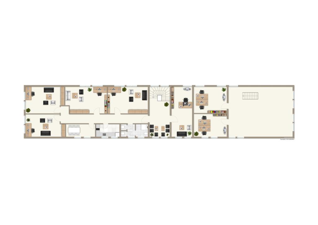 Halle + Anbau Obergeschoss