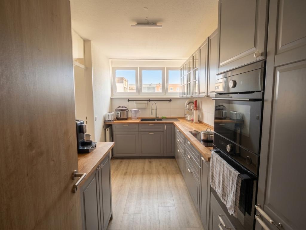 Platz für die ganze Familie: großzügige 4-Zimmer-Wohnung mit Balkon in Knielingen - Photo 4
