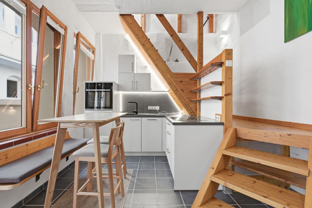 Modernes Tiny House auf ca. 46 m² – möbliert, mit Klima, Balkon & Innenhofnutzung - Photo 4