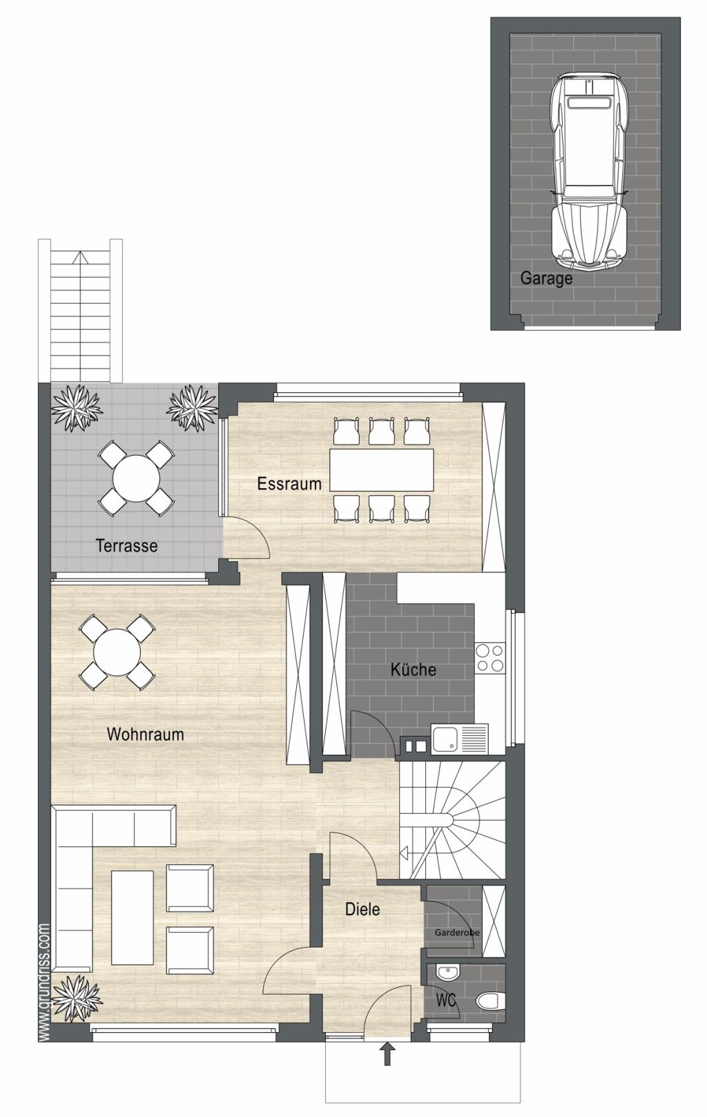 Grundriss Erdgeschoss