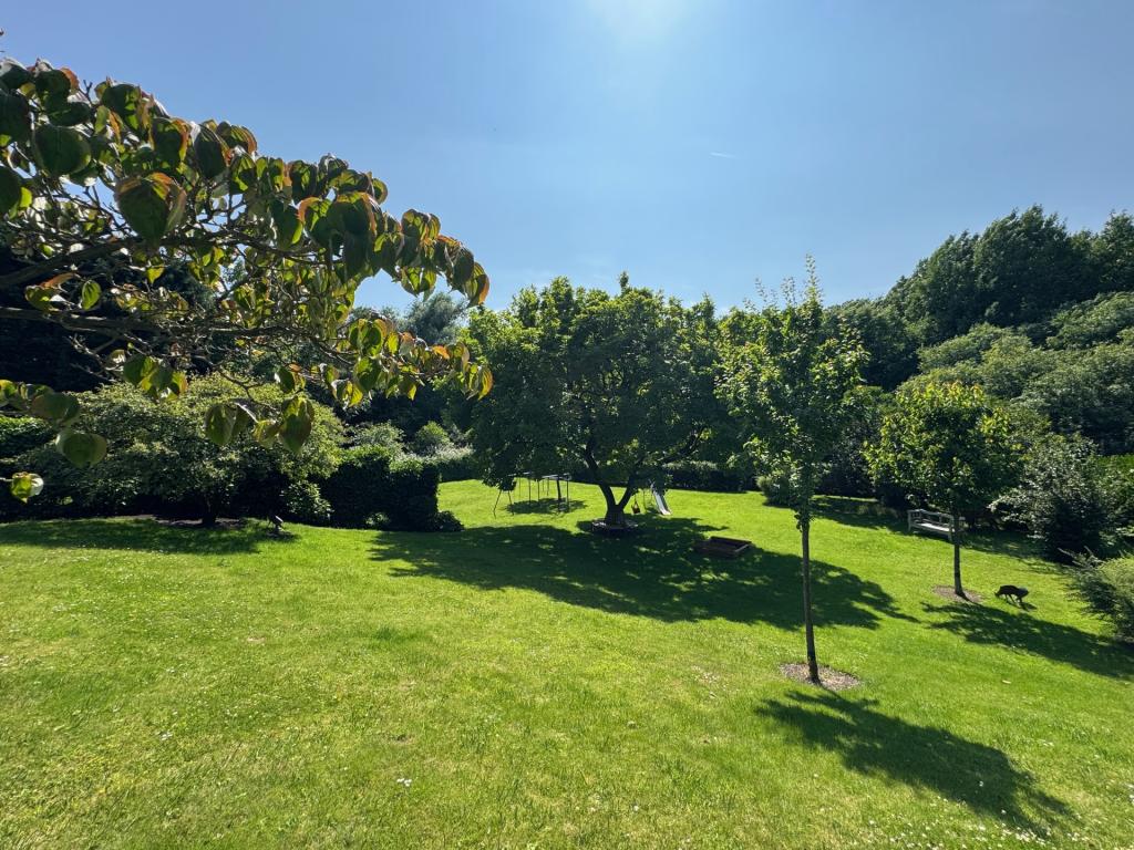 Gartenansicht in die Tiefe