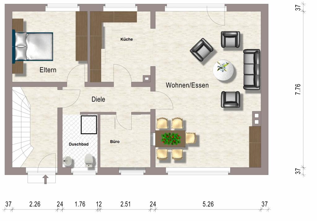 Gute Lage in Wittlaer: Freistehendes Einfamilienhaus mit Garten - Photo 4