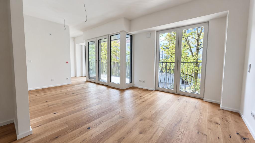 Praktisch geschnitten – 1-Zimmer Neubauapartment in beliebter Lage von Düsseldorf - Photo 1