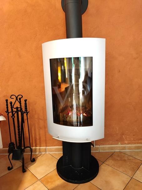 Kamin im Wohnzimmer