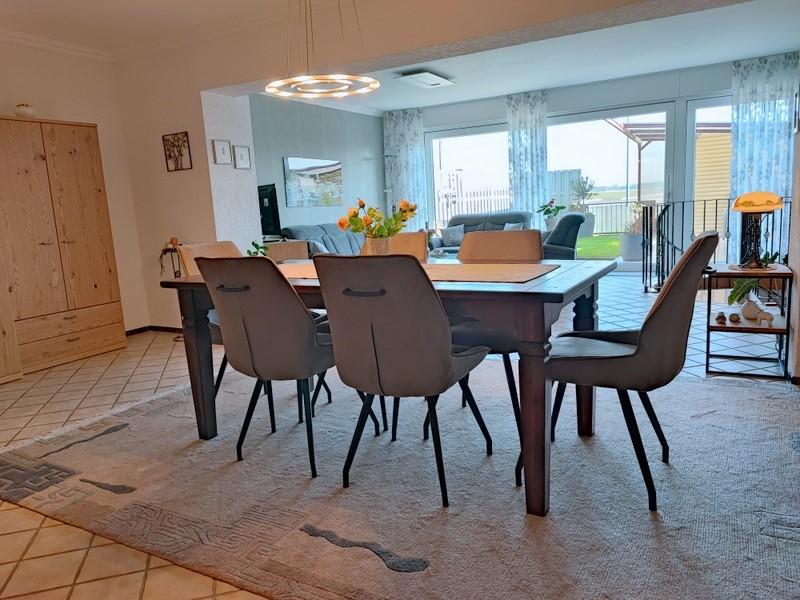 Essbereich im Wohnzimmer