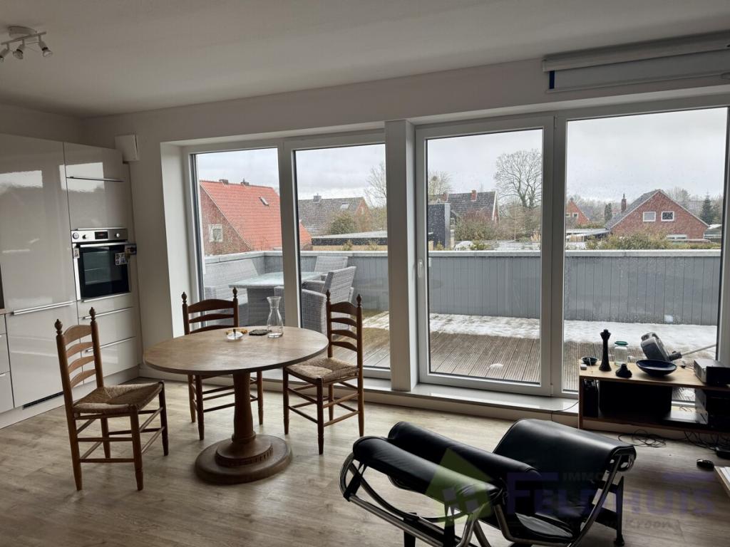 Aufgepasst! Stilvolle 2-Zimmer-Oberwohnung mit Dachterrasse in Leer-Loga - Foto 3