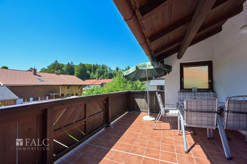 Balkon Blick West