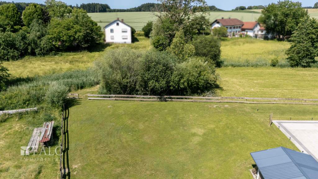 Anblick Grundstück Ausgleichsfläche