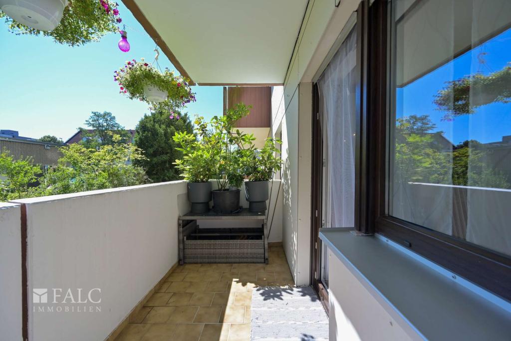 Balkon Blick Süd
