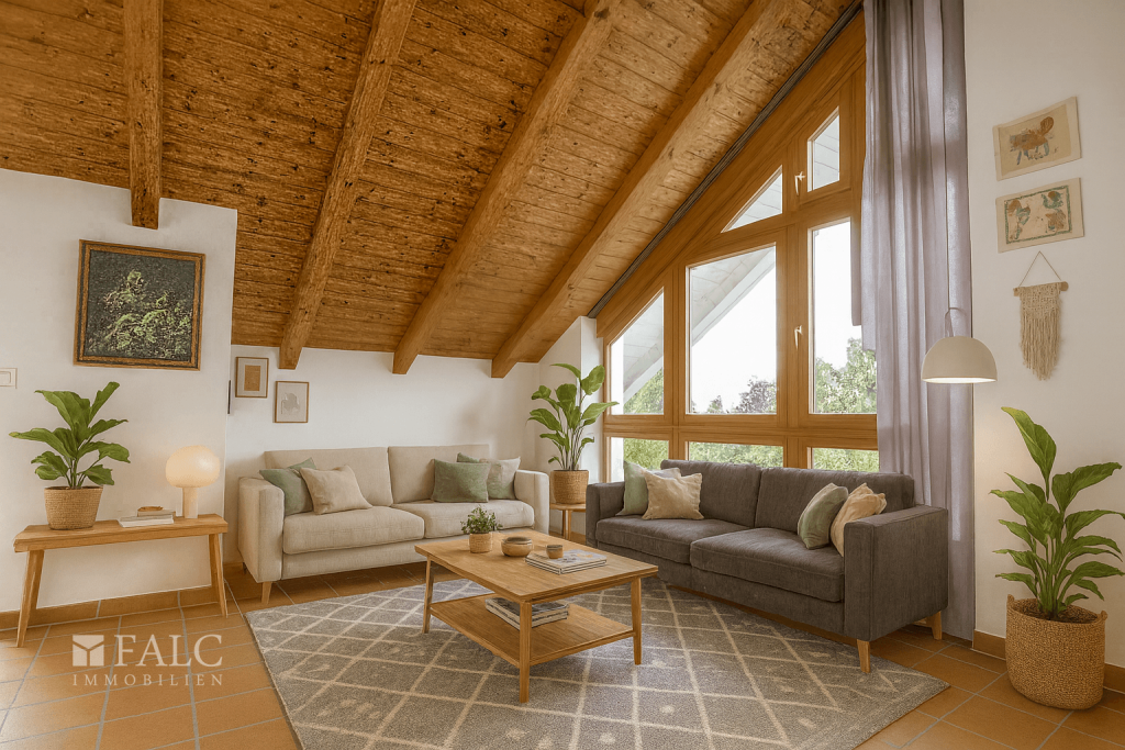 Einrichtungsbeispiel Wohnzimmer DG
