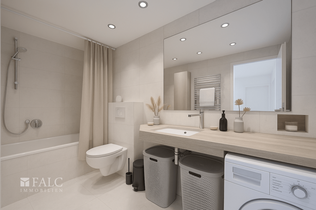 Badezimmer Einrichtungsbeispiel