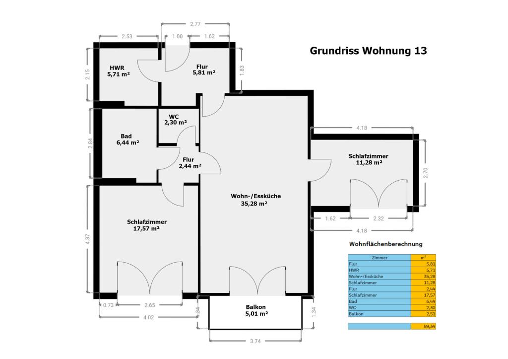 Top-Lage trifft Wohnkomfort – 3-Zimmer-Wohnung mit Balkon - Photo 5