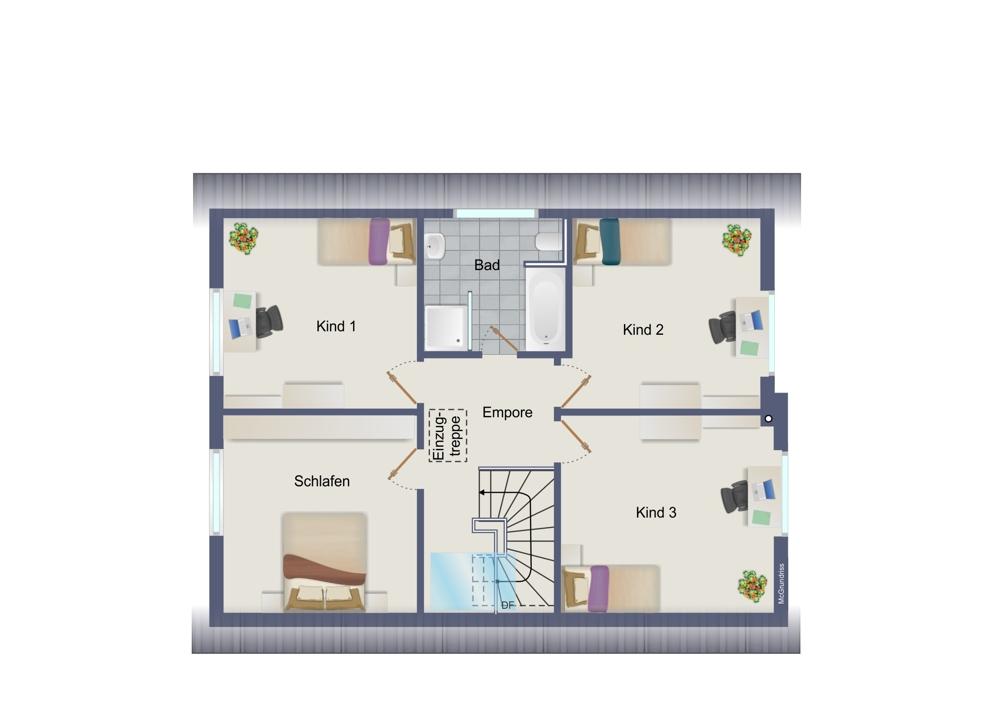 Grundriss Dachgeschoss
