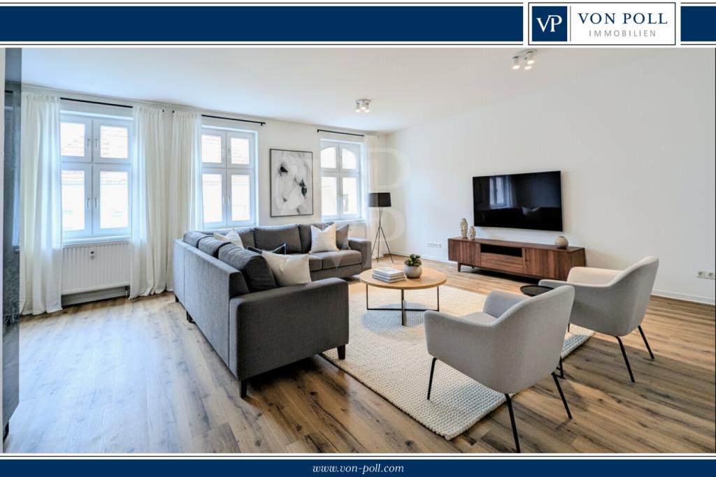 TOP Stadtwohnung - saniert, modern, mit Einbauküche im zentraler Lage - Photo 2