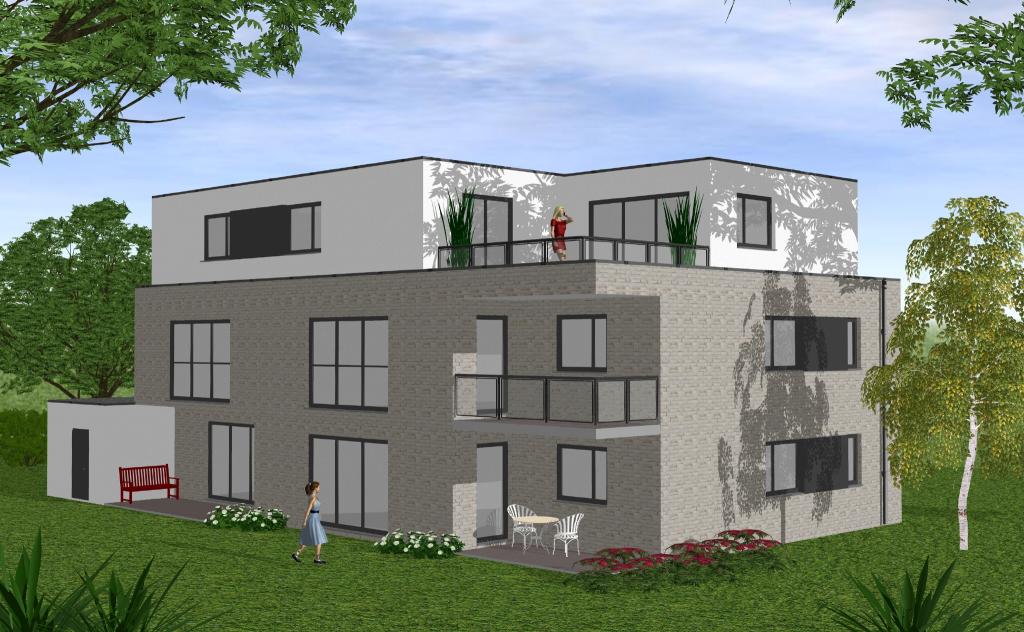 Visualisierung Gartenansicht