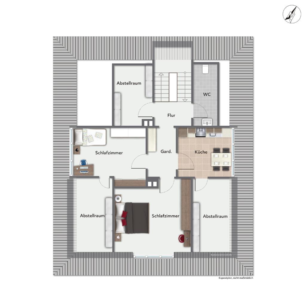 Grundriss Dachgeschoss