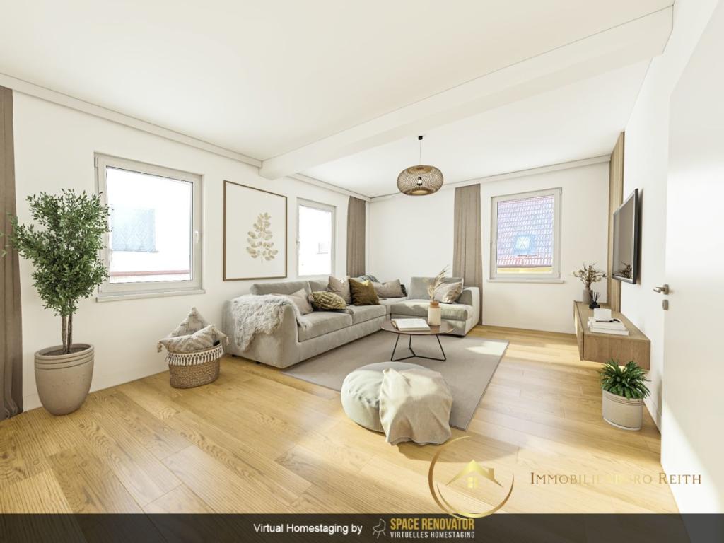 so könnte das Wohnzimmer nach Renovierung aussehen