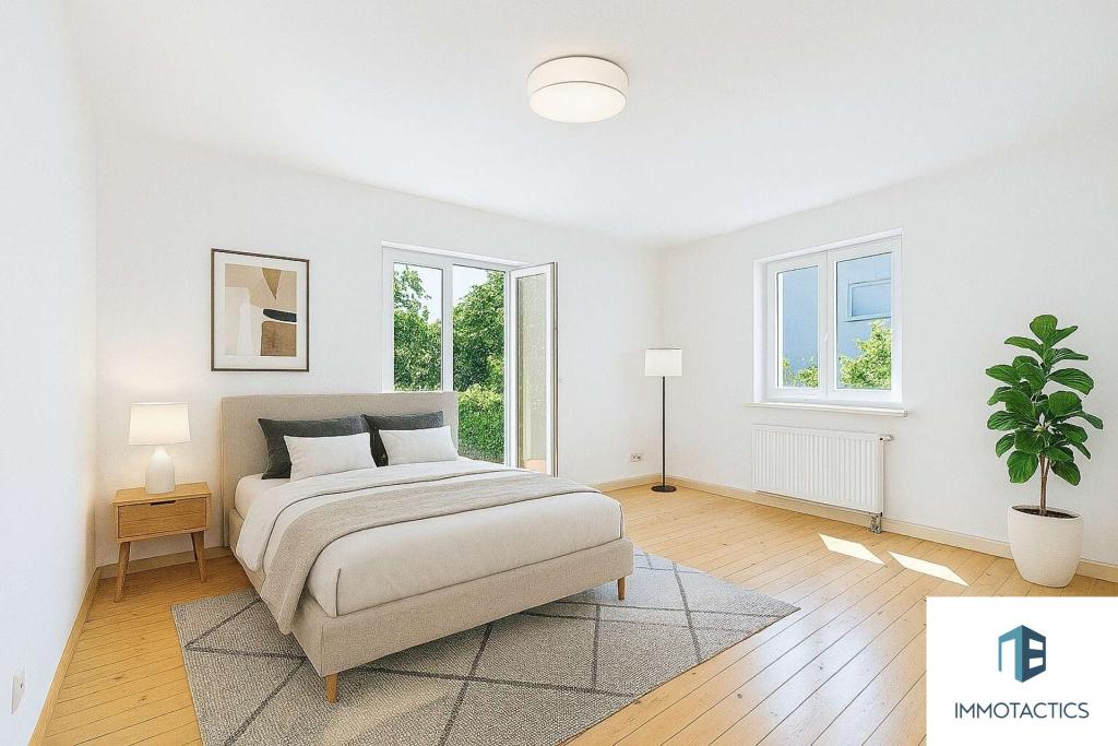 Schlafzimmer gestaged