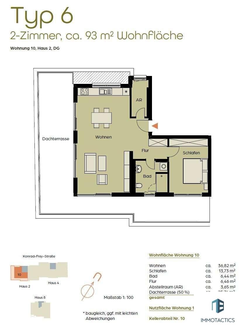 Grundriss Wohnung 10