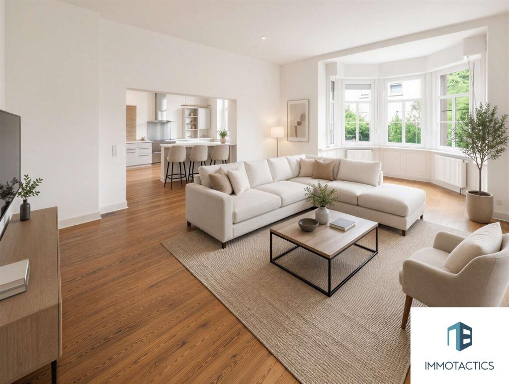 Historische Altbauwohnung mit großer Terrasse und besonderem Gestaltungspotenzial - Photo 3