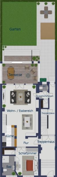 Wohnung 1: Erdgeschoss