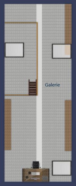Galerie - wohnraumähnlich ausgebaut