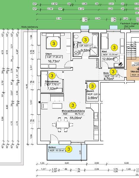4 Zi. Neubauwohnung (Nr. 3) im EG mit Balkon - Foto 1