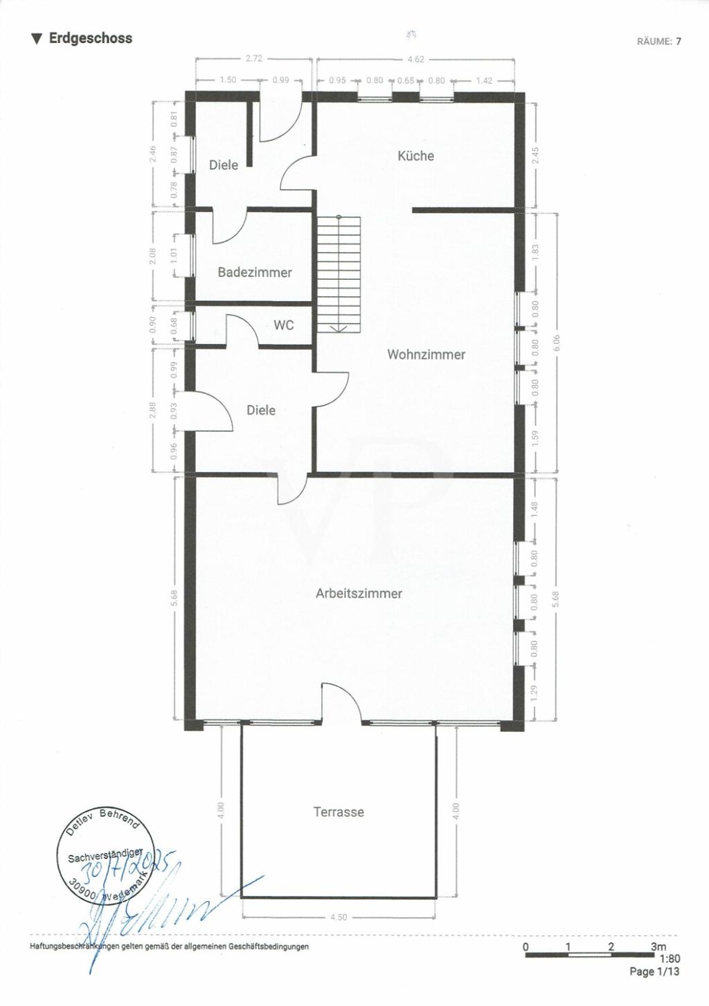 Grundriss EG Haus 6