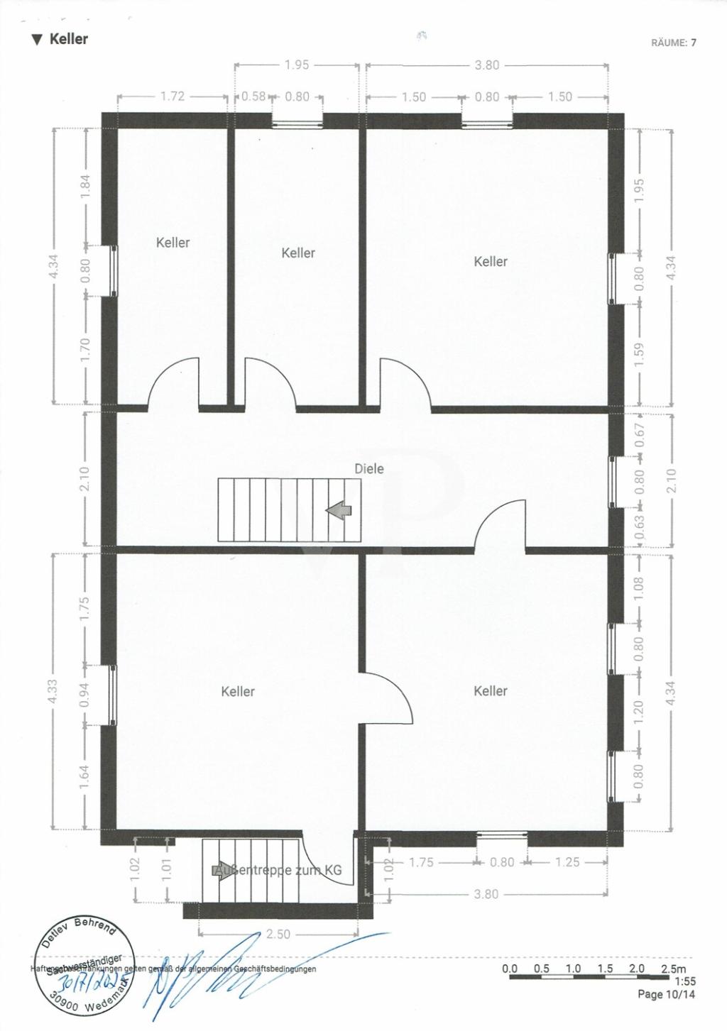 Grundriss KG Haus 5
