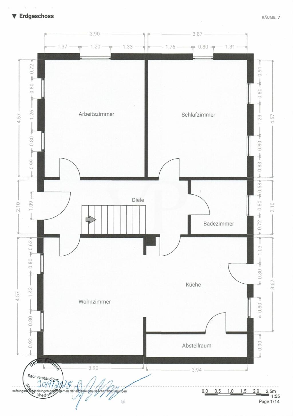 Grundriss EG Haus 5