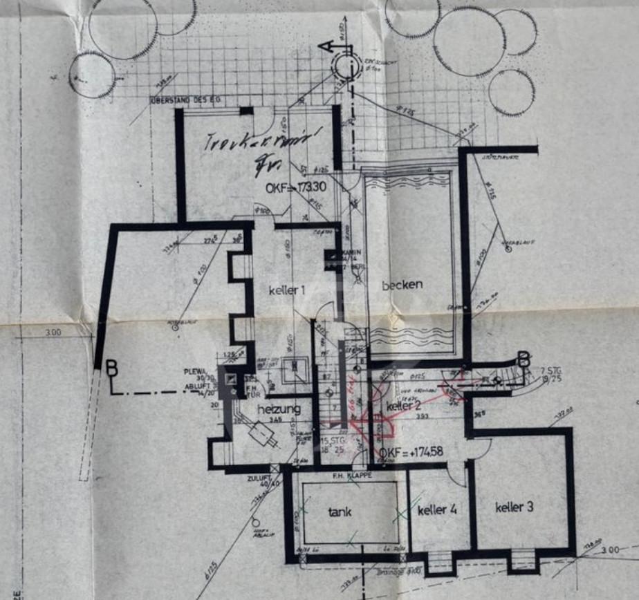 Grundriss Keller