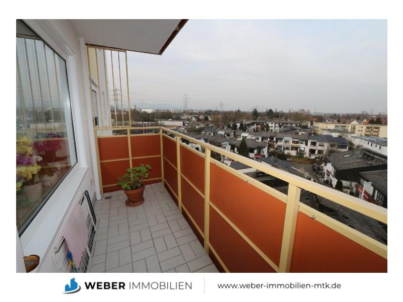 Blick vom Balkon