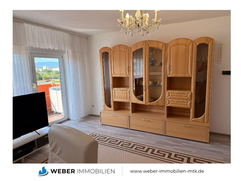 Ihr Logenplatz über Hattersheim – helle, vollmöblierte 2-Zimmer-Wohnung mit Westbalkon - Photo 2