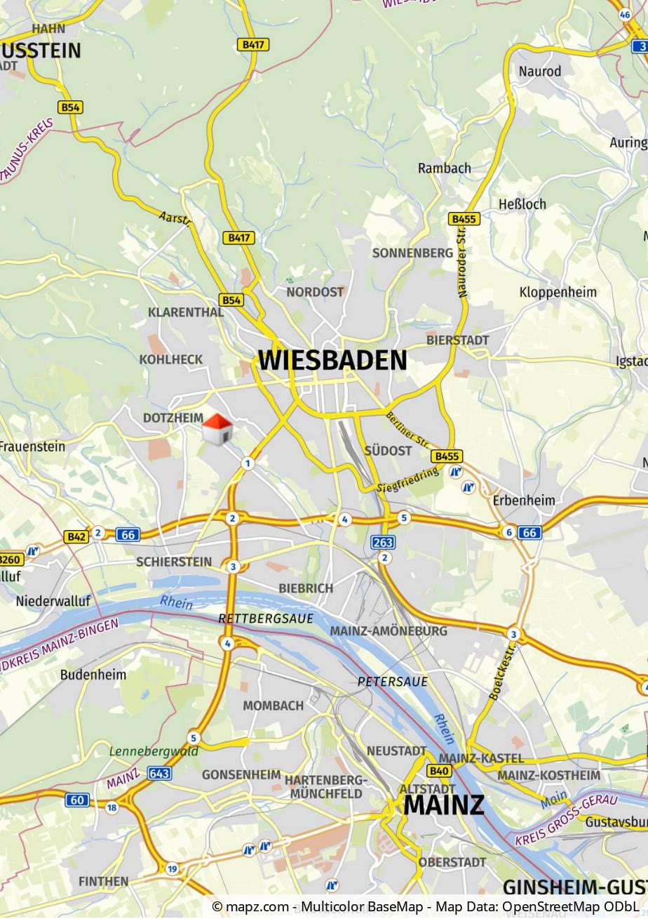 Kartenausschnitt