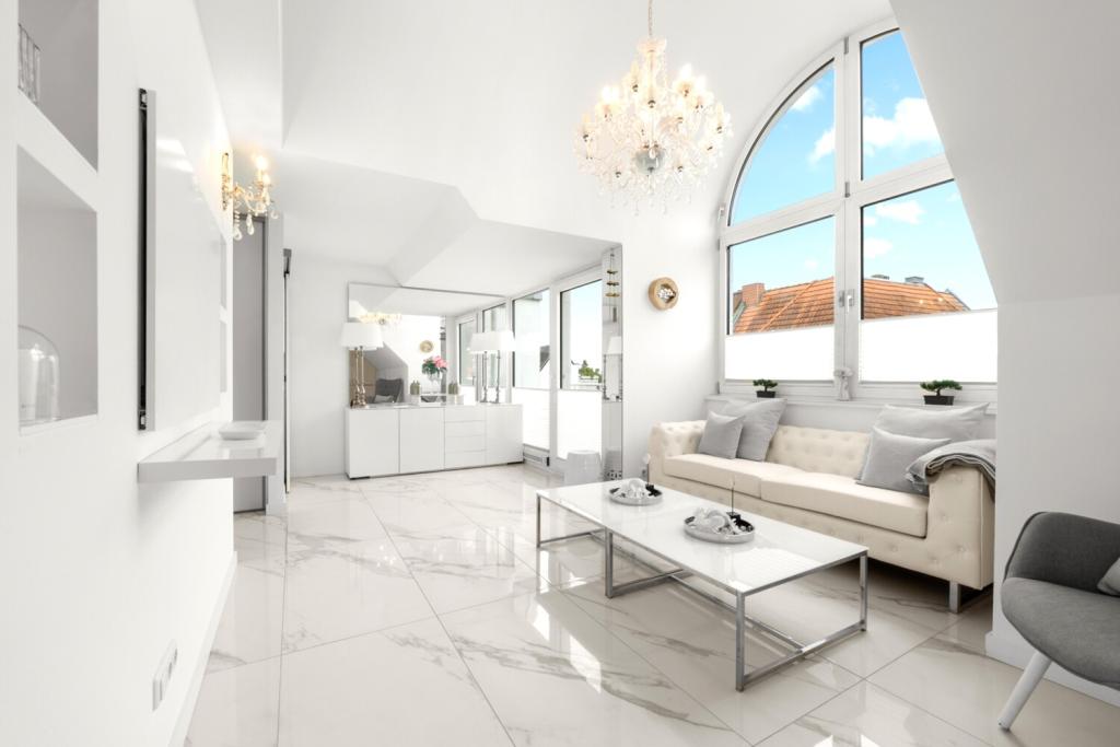 DG Ebene 1: Wohn- u. Essbereich - weiterer Blick