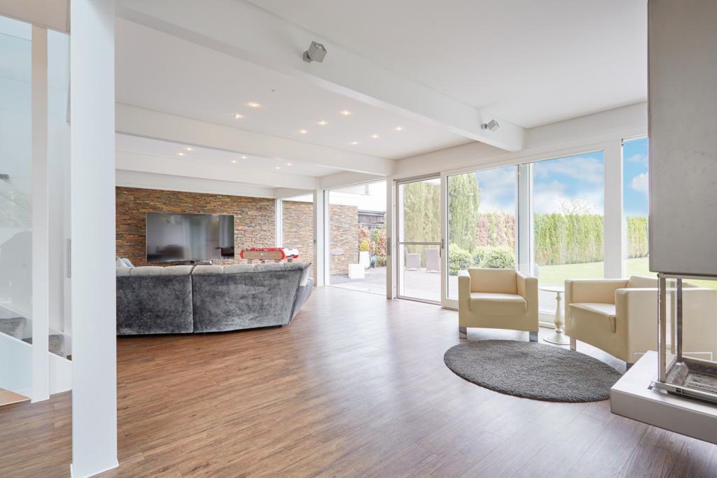 Blick ins Wohnzimmer
