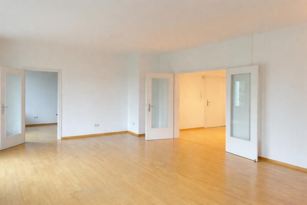Stilvolle Wohnung mit optimalem Lichteinfall und Blick ins Grüne - Foto 1