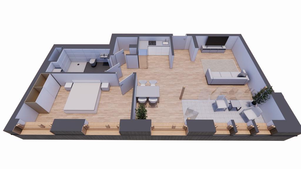 Grundriss Whg. Nr. 03