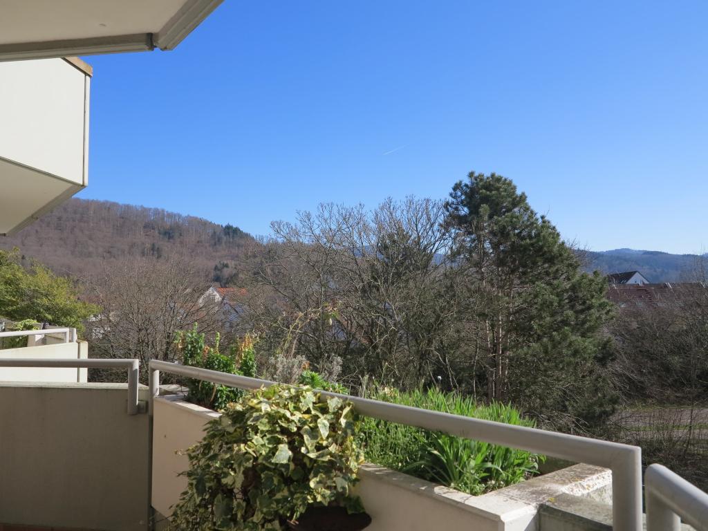 Blick vom Balkon