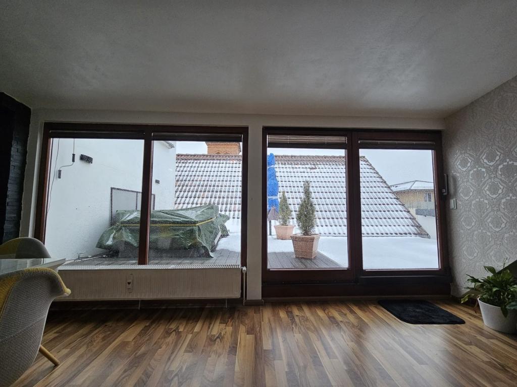 Blick auf die Terasse