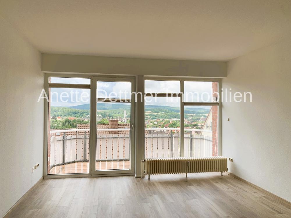 Panoramablick mit Balkon