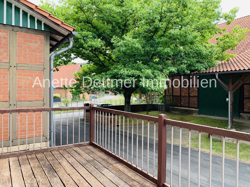 Blick vom Balkon