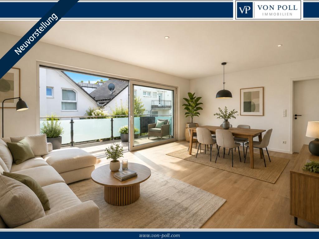 Moderne 3-Zimmer-Wohnung mit Südwest-Balkon am Bürbacher Giersberg - Photo 1