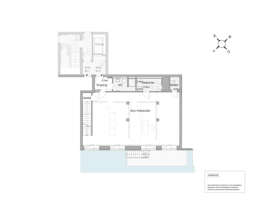 Grundriss Untergeschoss Variante Freiberufler
