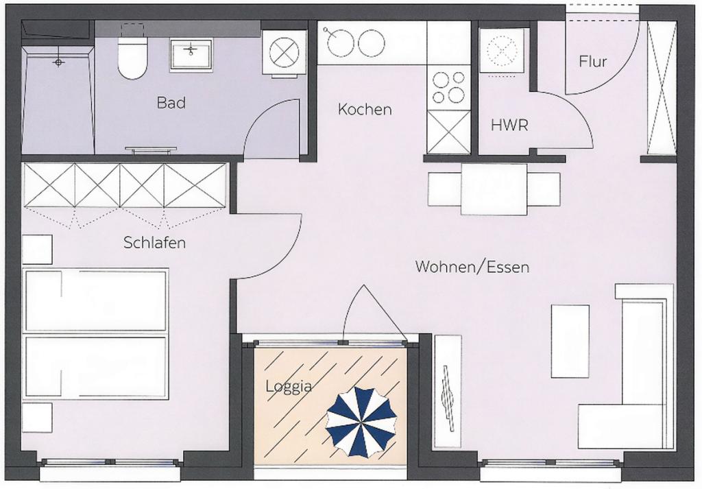 I Wohnen in Plagwitz I gemütliche 2-RW im Neubau mit erstklassiger Ausstattung I - Photo 2