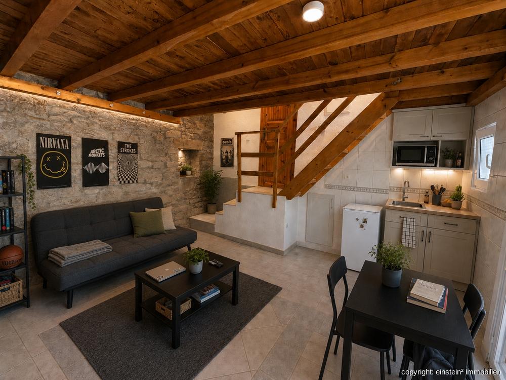 Kuschelige Single-Studentenwohnung an der alten Stadtmauer in KA-Durlach - Photo 1