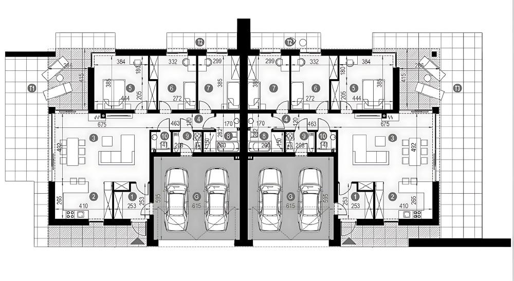 Grundriss DHH Bungalow